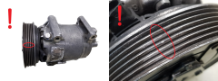 Compresseur De Climatisation 8200940837 Delphi 01140854 Renault Scenic 2 1007 Compresseur De Climatisation 8200940837 Delphi 01140854 Renault Scenic 2 1007