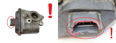 Soupape  Egr Renault Dacia 1.5 DCI 147102557R H8201143495 