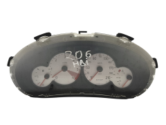 Bloc Compteurs Vitesse Peugeot 206 9656696280 000500809 56431