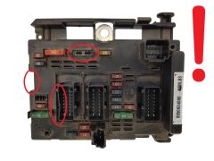 Calculateur BSM B3 9650664080 PSA Delphi 1234
