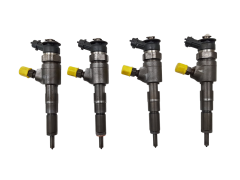 Injection De Combustible Citroen Peugeot 0445110135 1980A9 1.4 HDI Bosch x4