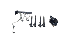 Pompe à carburant et injecteurs 167008960R 0445010404 0445110546 1.6dCi Renault
