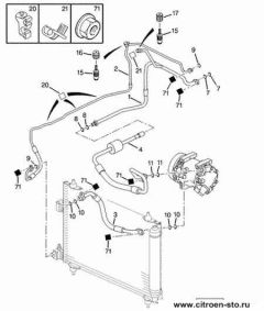 Tuyau De Climatisation Original Citroen C5 04-08 6460LP 9650885580 Tuyau De Climatisation Original Citroen C5 04-08 6460LP 9650885580