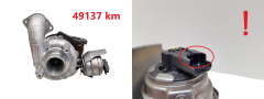 Turbocompresseur 9686120680 GTC1244VZ 1.6 HDI TDCI PSA Ford Volvo 49137 km
