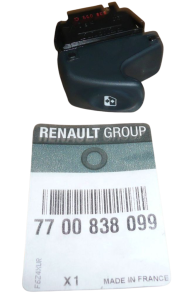 Commutateur D’ouverture De Fenêtre Original Renault Megane II Kangoo 7700838099 Commutateur D’ouverture De Fenêtre Original Renault Megane II Kangoo 7700838099