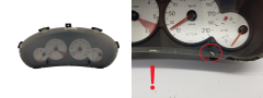 Bloc Compteurs Vitesse Peugeot 206 9656696280 000500809 1590