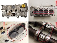 La Culasse Renault 7700600552F 7700600530 1.4 1.6 16v K4M K4J 3