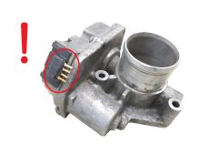 Boitier Papillon D’admission 7701062300 A2C53107575 Renault 1.9 2.5 DCI 1033
