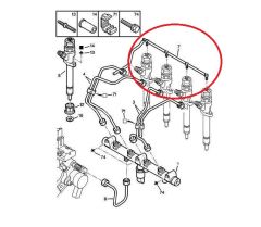 Tuyau D’alimentation Carburant Original Citroen Peugeot C5 406 2.2 HDI 15730Q