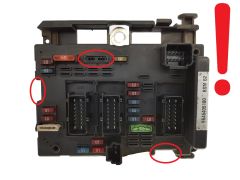 Calculateur BSM B2 9646405180 PSA Delphi 1233