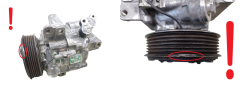 Compresseur De Climatisation 88310-0H010-J 6453RJ Valeo HFC-134 Toyota PSA