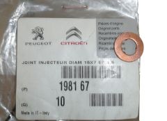 Joint d'injecteur Nouvelle Original 1981.67 198167 Citroen Peugeot 2 2.7 HDI