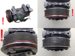 Compresseur De Climatisation 6453CN Sanden SD6V12 1412F Citroen Peugeot Compresseur De Climatisation 6453CN Sanden SD6V12 1412F Citroen Peugeot