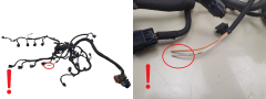 Faisceau De Câblage Pour Moteur V756813880-02 1.6 VTI Citroen Peugeot