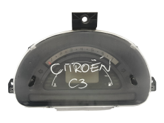 Bloc Compteurs Vitesse Citroen C3 9650735480 E 00 58680