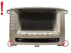 Affichage Navigation Toyota Land Cruiser 86111-60180 462200-0974