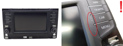 Affichage Radio Navi Volkswagen 3G0919605D A2C93427300 ABT Std2 Nav