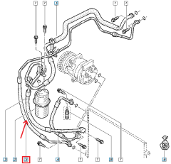Tuyau De Climatisation Nouvelle Original 8200895919 Renault