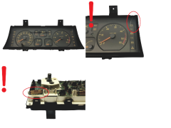 Bloc Compteurs Vitesse Renault 19 7700784070 54350 Bloc Compteurs Vitesse Renault 19 7700784070 54350