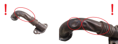 Tube d'Échappement rapatriement 8200217887 Renault 1.9 DCI Megane 2 Scenic 2