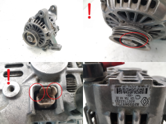 Alternateur 8200065730 A001TA2293 1,2 16V Renault Clio 2 Kangoo Alternateur 8200065730 A001TA2293 1,2 16V Renault Clio 2 Kangoo