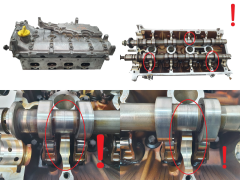 La Culasse 745 7701475071 1.8 16V F4P770 Renault 