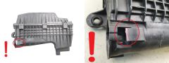 Boîtier Filtre A L`Air 9658662780 9658662980 Peugeot 206 1.4 16v KFU