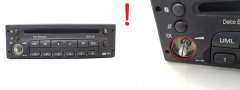 Radio Cd Opel 90566821 CDR500 2F4 GM Delco