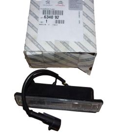 Éclairage De Plaque D'immatriculation Original 634092 6340.92 Citroen Peugeot