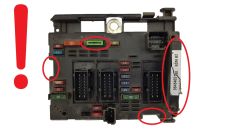 Calculateur BSM B2 9646405180 PSA Delphi 1280
