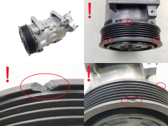 Compresseur De Climatisation Denso 447150-1730 5SEL12C 9676443980 Citroen PSA
