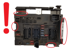 Calculateur BSM B3 9646405280 PSA Delphi 1261