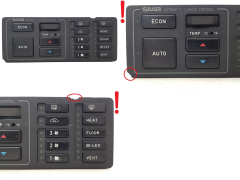 Commande Chauffage SAAB 9000 9628397 1147328517 Bosch Commande Chauffage SAAB 9000 9628397 1147328517 Bosch