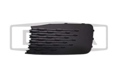 Grille de pare-chocs Gauche Pour VW Caddy 2K7853665 88531820102 DPA