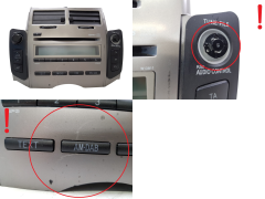Radio Cd Mp3 Toyota Yaris 86120-0D490 W13811 Fujitsu 1362