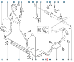 Tuyau De Direction Assistée Nouvelle Original 8200701262 Renault Tuyau De Direction Assistée Nouvelle Original 8200701262 Renault