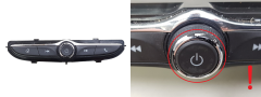 Panneau de configuration Radio Opel Astra K 42342525 555343750 LC7S