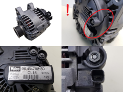 Alternateur 9646476280 TG15C022 Valeo Citroen Peugeot 2542704A 