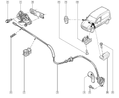 Poignée De Hayon Avant Kangoo Megane 7700834395