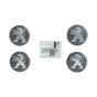 Jante Capuchon Complet Original 1611722580 Peugeot