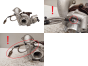 Turbocompresseur GTD1244VZ 9804119380 PSA 1.6 eHDI 1.5 TDCi 40602 km