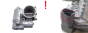 Boitier Papillon D’admission 03C133062B A2C53030790 VWAG 2342