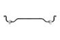 Barre Stabilisatrice 5Q0511305A B10813 VW Audi Skoda Borsehung
