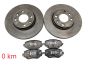 Disques de frein Avant 402066818R 410608885R Dacia Sandero 3