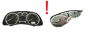 Bloc Compteurs Vitesse Peugeot 307 9636708880 E 05 51715