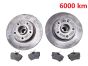Disques de frein Complet Arrière Renault Trafic 3 432022742R 440607091R 6000km