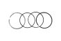 Segments de Piston Pour BMW 11257610297 B10370 Borsehung