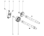 Poulie D'arbre A Came Original Renault Dacia 0.9 TCE 1.0 SCE 1004 1302400Q0M