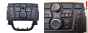 Panneau de configuration Radio Opel Meriva B 13362776 CD400