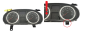 Bloc Compteurs Vitesse Renault Clio 2 8200401604 49311
